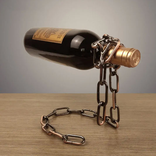 Iron Chain Wine Bottle Holder